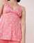 LA VIE EN ROSE Soft Knit Jersey Cami Ditsy pink print 40100298 - View1