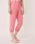 LA VIE EN ROSE Soft Knit Jersey Fitted Capri Flamingo pink 40200291 - View1