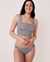LA VIE EN ROSE AQUA Haut de bikini cami courte GINGHAM Vichy monochrome 70100214 - View1