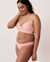 LA VIE EN ROSE AQUA Haut de bikini push-up drapé en fibres recyclées SOLID Rose crémeux 70100223 - View1