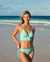 LA VIE EN ROSE AQUA ARUBA Triangle Bikini Top Aruba blue 70100232 - View1
