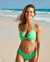 LA VIE EN ROSE AQUA Haut de bikini push-up en fibres recyclées TOUCAN Vert néon 70100263 - View1