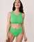 LA VIE EN ROSE AQUA TOUCAN Recycled Fibers D Cup Bikini Top Neon green 70200037 - View1