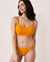 LA VIE EN ROSE AQUA POPPY D Cup Bandeau Bikini Top Orange 70200039 - View1