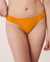 LA VIE EN ROSE AQUA POPPY Gathered Sides Bikini Bottom Orange 70300243 - View1