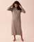 LA VIE EN ROSE Ribbed Long Sleeve Dress Light charcoal mix 50400036 - View1