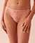 LA VIE EN ROSE Lace High Leg Thong Panty Pink peony 20300236 - View1