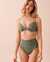 LA VIE EN ROSE AQUA SOLID Recycled Fibers Push-up Bikini Top Agave green 70100501 - View1