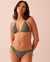 LA VIE EN ROSE AQUA TEXTURED Triangle Bikini Top Agave green 70100510 - View1