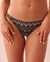 LA VIE EN ROSE AQUA Bas de bikini côtés plissés SAINT-TROPEZ Imprimé bohème 70300473 - View1