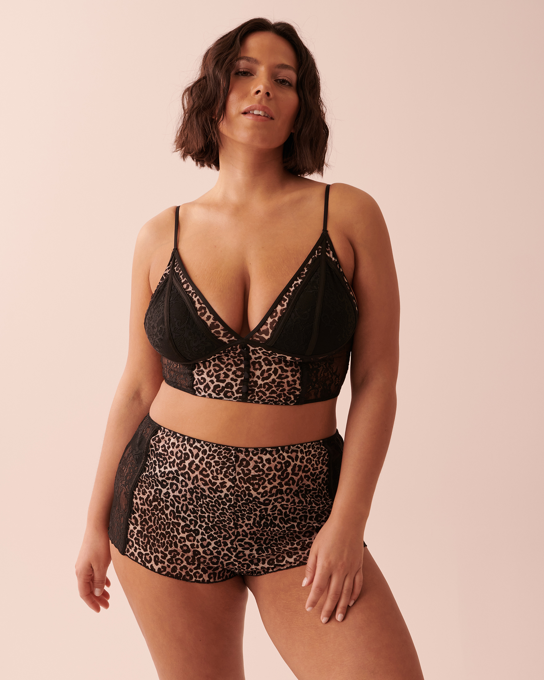Mia Bra-Leopard Onyx/ Natural – Electric & Rose Clothing