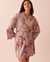 LA VIE EN ROSE Maxi Lenght Satin Kimono Autumn blossoms 60600058 - View1