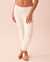LA VIE EN ROSE Pantalon ajusté en chenille Blanc neige 50200057 - View1