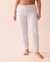 LA VIE EN ROSE Pantalon ajusté en chenille Bleu clair 50200057 - View1