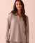 LA VIE EN ROSE Soft Knit Long Sleeve Shirt Light charcoal mix 40100479 - View1