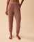 LA VIE EN ROSE Soft Jersey Jogger Pajama Pants Chic stripes 40200484 - View1