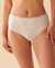 LA VIE EN ROSE Culotte bikini taille haute coton Rayures et lune 20100345 - View1