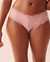 LA VIE EN ROSE Super Soft Lace Detail Cheeky Panty Blush rose 20100353 - View1