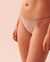 LA VIE EN ROSE Culotte bikini ajustable en résille Moka 20200353 - View1