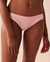 LA VIE EN ROSE Culotte bikini microfibre et bande élastique logo Rose de l'aurore 20300244 - View1