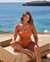 LA VIE EN ROSE AQUA SAMPIERI Bandeau Bikini Top Burnt ochre 70100530 - View1