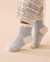 LA VIE EN ROSE Knitted Socks with Winter Embroidery Icy Blue 40700295 - View1
