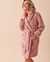 LA VIE EN ROSE Robe de chambre à effet matelassé en peluche douce Joues rosées 40600156 - View1