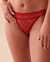 LA VIE EN ROSE Lace Thong Panty Jingle Red 20200349 - View1