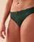 LA VIE EN ROSE Culotte bikini microfibre et dentelle effet lissant Vert sapin 20300258 - View1