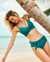 LA VIE EN ROSE AQUA Haut de bikini push-up plongeant ARUBA Bleu lagon 70100533 - View1