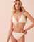 LA VIE EN ROSE AQUA POPCORN TEXTURED Triangle Bikini Top Coconut milk 70100539 - View1