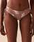 LA VIE EN ROSE AQUA Bas de bikini cheeky en fibres recyclées SAINT LUCIA Oiseau de paradis minimaliste 70300501 - View1