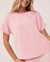 LA VIE EN ROSE T-shirt en bambou Rose bébé 40100395 - View1