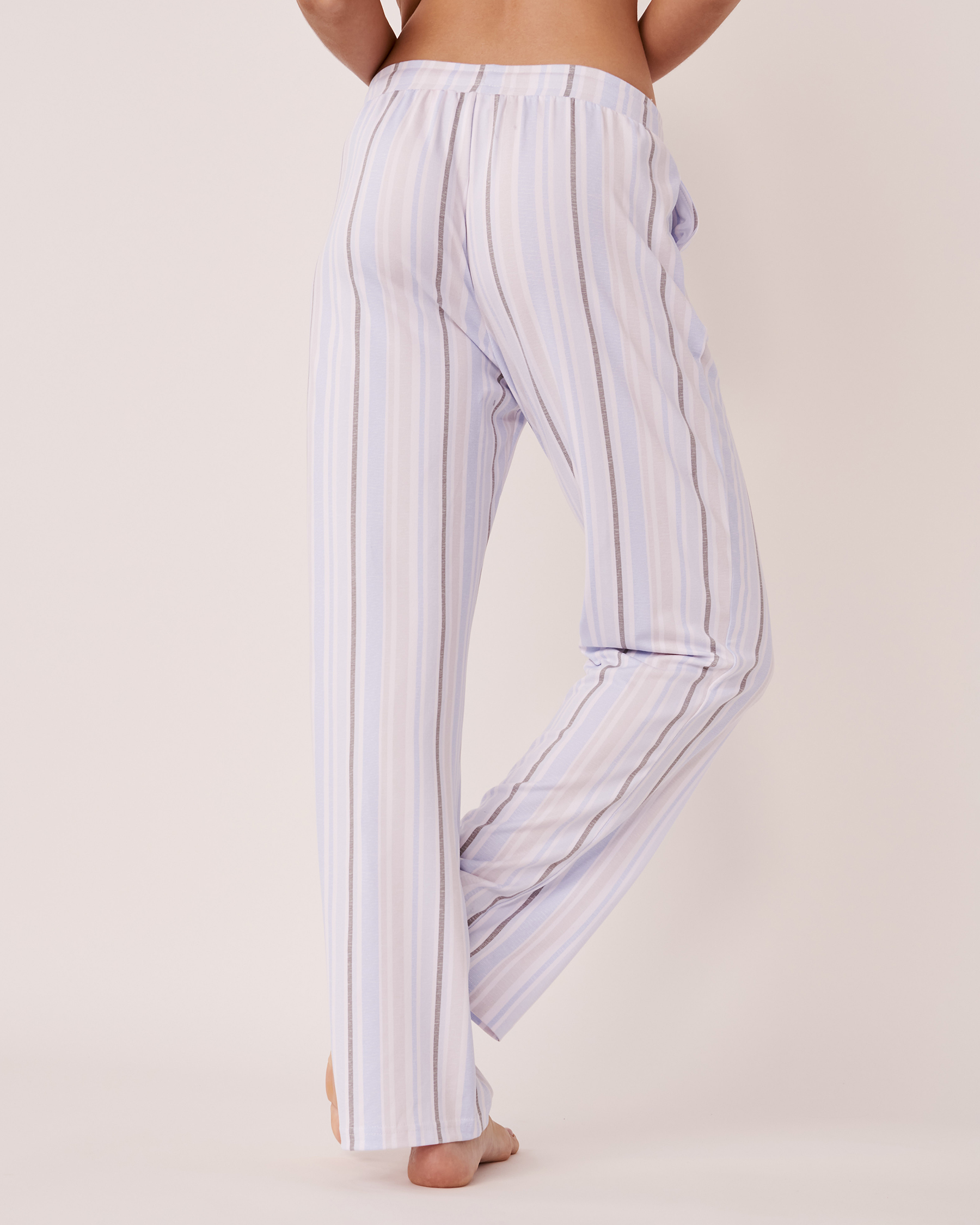 LA VIE EN ROSE Super Soft Straight Leg Pants Multi stripes 40200373 - View2