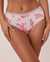 LA VIE EN ROSE Culotte bikini taille haute ultra douce détails de dentelle Roses 20100257 - View1