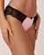 LA VIE EN ROSE Culotte bikini microfibre et dentelle Rose ballerine 20200283 - View1