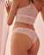 LA VIE EN ROSE Lace and Mesh Brazilian Panty Ballerina pink 20300176 - View1
