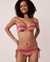 LA VIE EN ROSE AQUA Haut de bikini push-up en fibres recyclées STRIPES Rayures roses 70100388 - View1