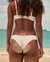 LA VIE EN ROSE AQUA Bas de bikini tanga BRIGHT TEXTURED Blanc brillant 70300343 - View1
