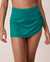 LA VIE EN ROSE AQUA FANFARE Recycled Fibers Skirt Bikini Bottom Teal 70300345 - View1
