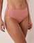 LA VIE EN ROSE AQUA Bas de bikini bandes sur les côtés SOLID Rose vintage 70300355 - View1