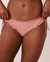 LA VIE EN ROSE AQUA Bas de bikini brésilien SOLID Rose vintage 70300356 - View1