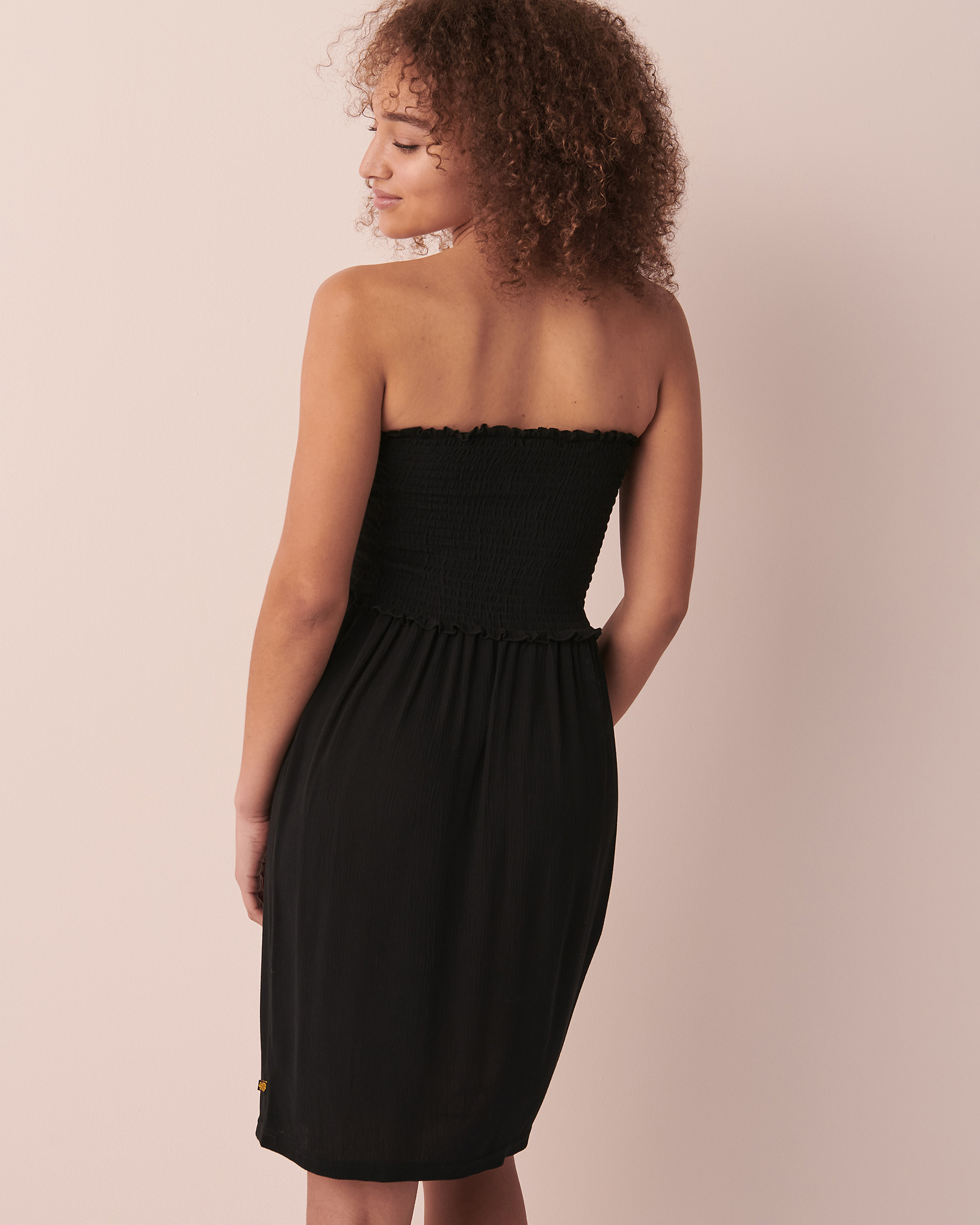 Strapless Mini Dress - Black