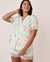 LA VIE EN ROSE Recycled Fibers Lace Trim Short Sleeve Shirt English garden 60100057 - View1