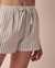 LA VIE EN ROSE Printed Pyjama Shorts Vertical stripes 40200402 - View1