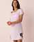 LA VIE EN ROSE Soft Jersey Short Sleeve Sleepshirt Light lilac 40500263 - View1