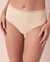 LA VIE EN ROSE Culotte bikini taille haute ultra douce détails de dentelle Jaune pâle 20100288 - View1