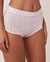 LA VIE EN ROSE Cotton High Waist Bikini Panty Purple vichy 20100294 - View1