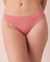 LA VIE EN ROSE Seamless Thong Panty Dark pink 20200310 - View1