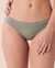LA VIE EN ROSE Culotte bikini sans coutures Sauge 20200312 - View1
